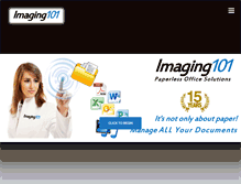 Tablet Screenshot of imaging101.com